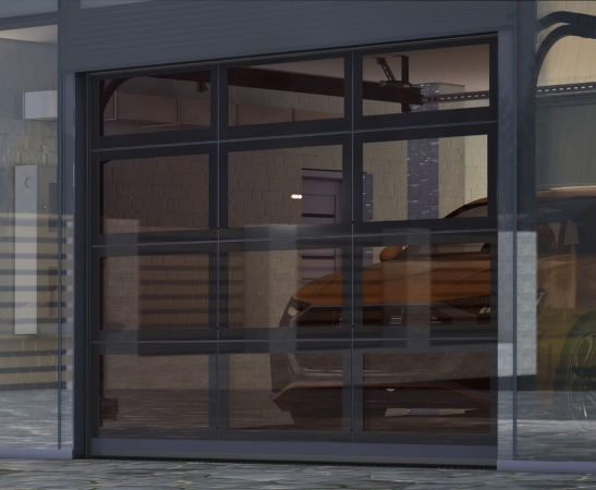 Панорамные ворота Алютех AluPro в Туапсе