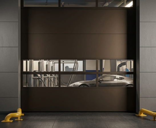 Панорамные ворота AluTherm в Туапсе