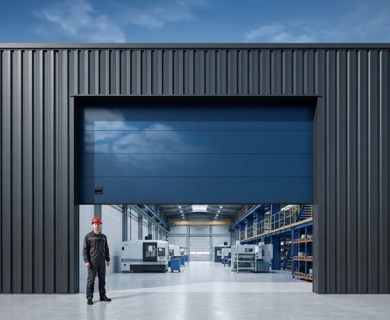 Промышленные ворота Алютех Protrend в Туапсе